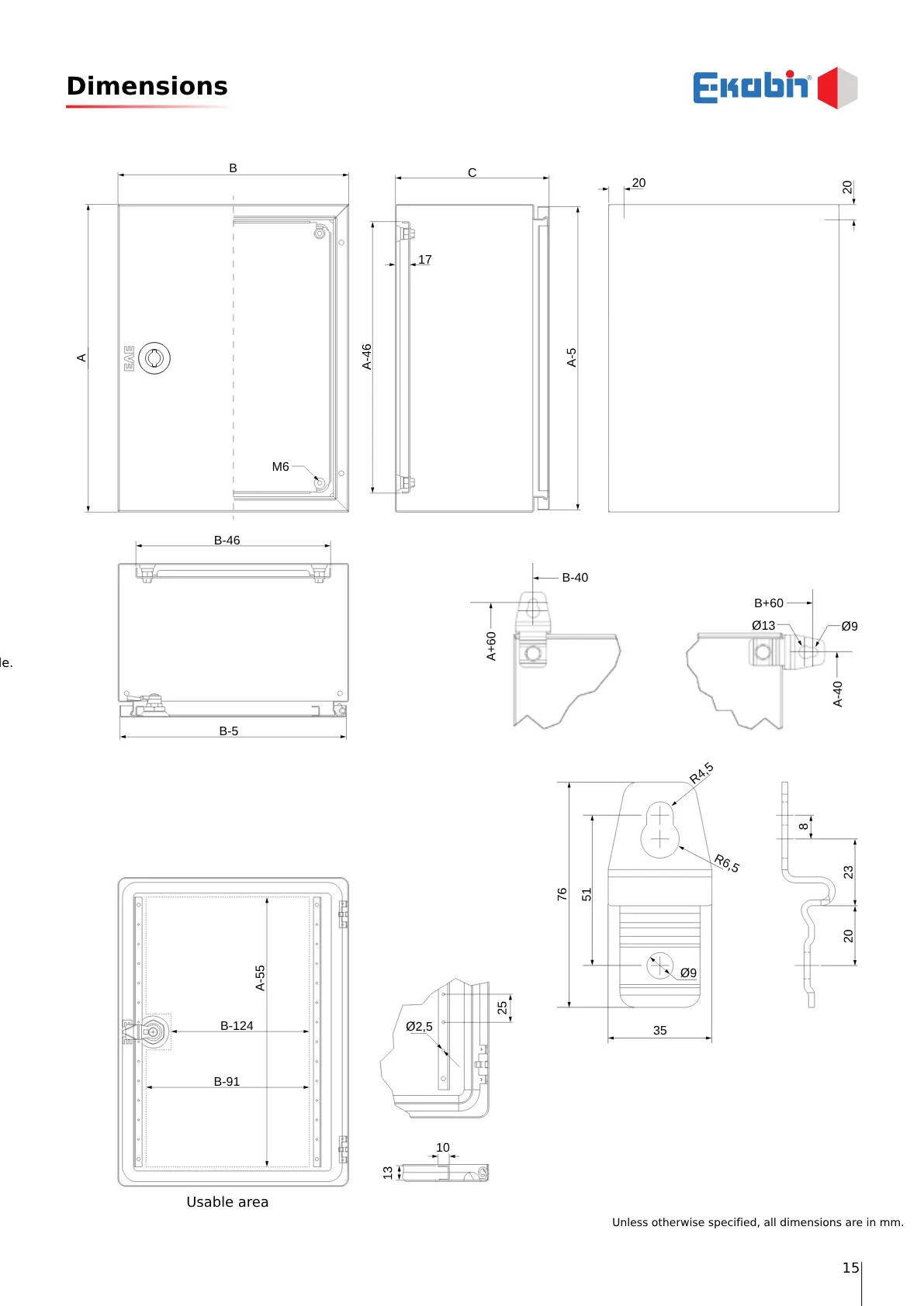 o-ve-m-serisi-standart-olculer